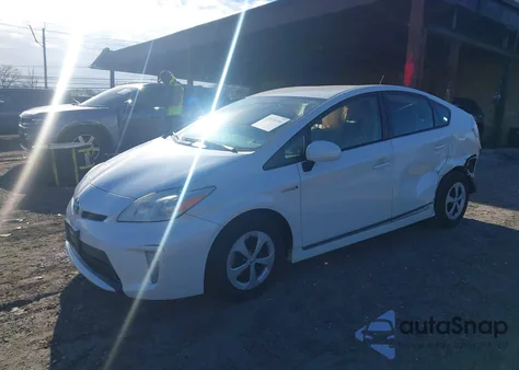 2012 Toyota Prius Two из США, поврежденный, VIN JTDKN3DU1C5395354